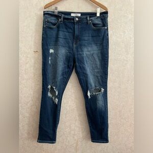 KanCan women's extra large denim jeans